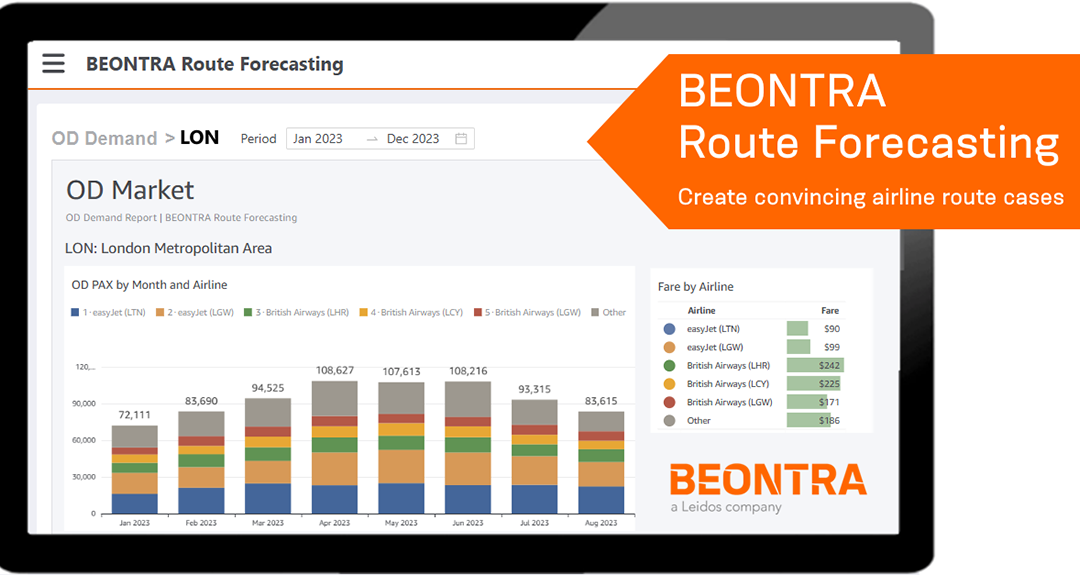 🌍 Unlock Your Airport’s Market Potential with BEONTRA Route Forecasting ✈️